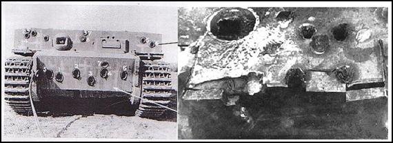 Perforaciones del blindaje de Tiger-I y Tiger-II