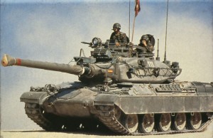 Tanque AMX-30 del Ejército español