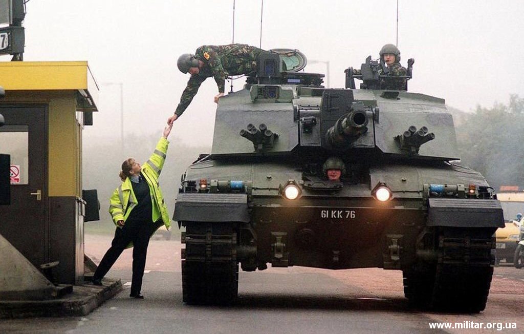 Tanque Challenger-2 del ejército británico.