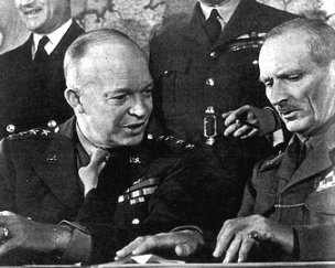 Eisenhower y Montgomery