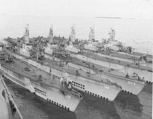 Submarinos alemanes y americanos en la Segunda Guerra Mundial