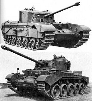 Tanque Comet y Black Prince