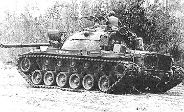 Tanque M48A3 en Vietnam
