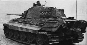 Vista trasera de un Tiger-II